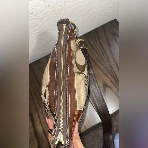 Coach Holiday Hobo Patchwork Shoulder Bag - Picture 9 of 12